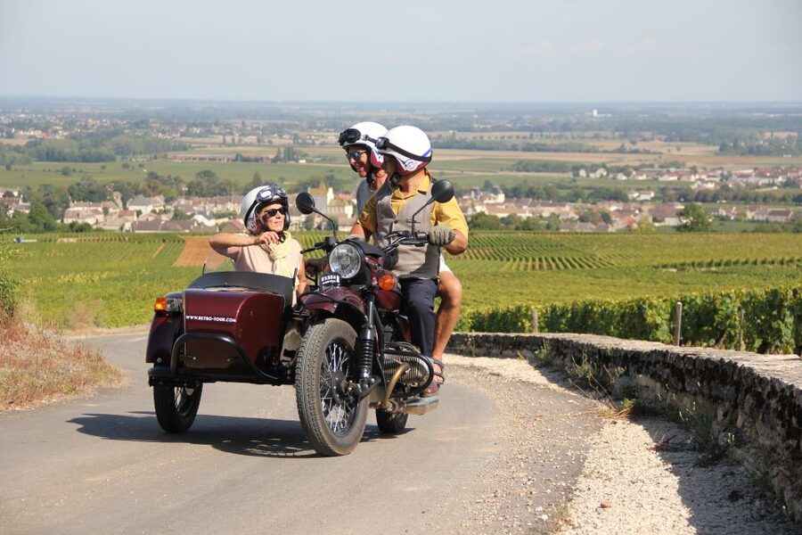 Meursault: Tour of the Vineyards on Motorbike with Sidecar - Climbing Saint Christophe Hill