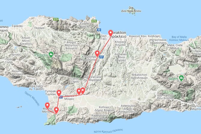 Minoan Luxuries: Ancient Palaces, Messara Wine Routes & Matala - Messara Valley and a proper wine break