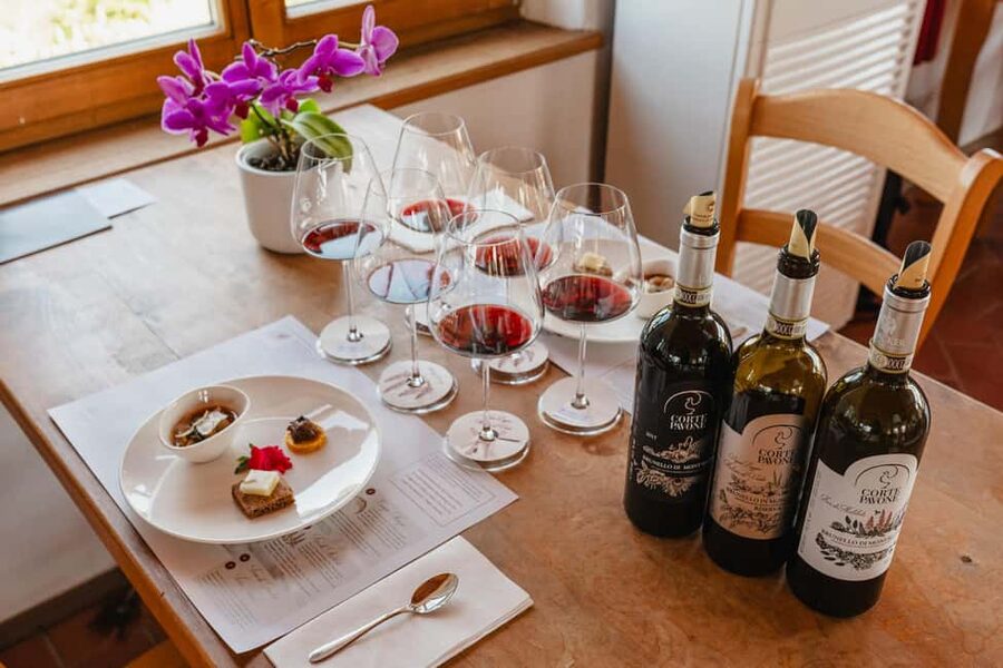 Montalcino: Guided Winery Tour & Gourmet Food Tasting - Inside the cross-vaulted cellar