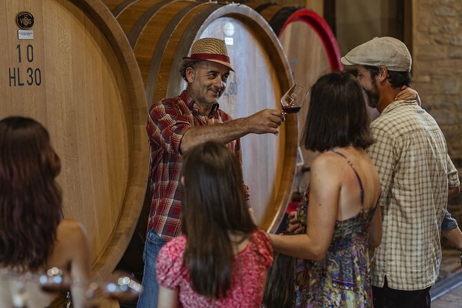 MONTALCINO Private E-Bike & Brunello Winery Experience - Colsereno winery: barrel tasting and lunch
