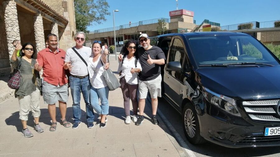 Montserrat & Cava Wineries Day Trip from Barcelona w/ Pickup - Arriving at Montserrat and the Benedictine monastery