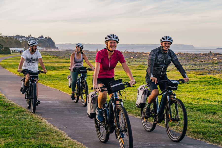 Napier: Cruise Self-Guided Cycle Ride to Winery - Half Day - Choosing between the 40 km loop and 50 km coast