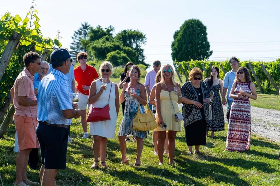 Newport: Vineyards Winery Tour + Tasting - Choosing four wines from more than 30 options