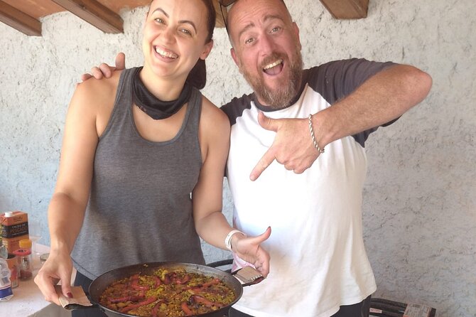 Paella Class, Winery & Bike Ride - Free Hotel Pickup from Sitges - Key points at a glance