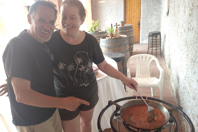 Paella Class, Winery & Bike Ride - Free Hotel Pickup from Sitges - Caves Romagosa Torne and its nine generations of cava