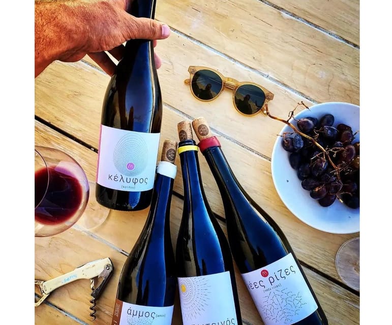 Paros: Wine tasting at Local Winery - Snacks from the garden and the Cyclades