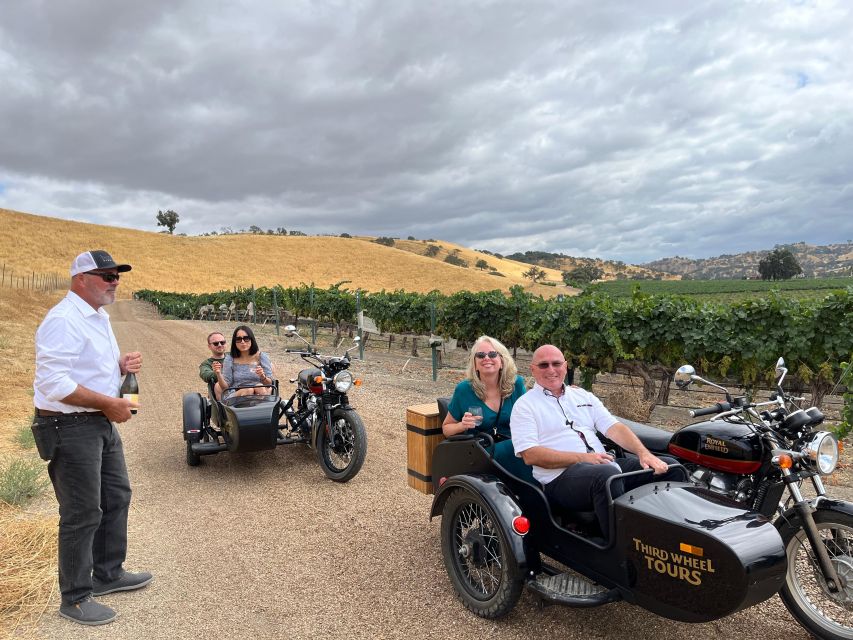 Paso Robles: The Luxe Wine Trail Tour in a Sidecar - First tasting: a chance to settle into the pace
