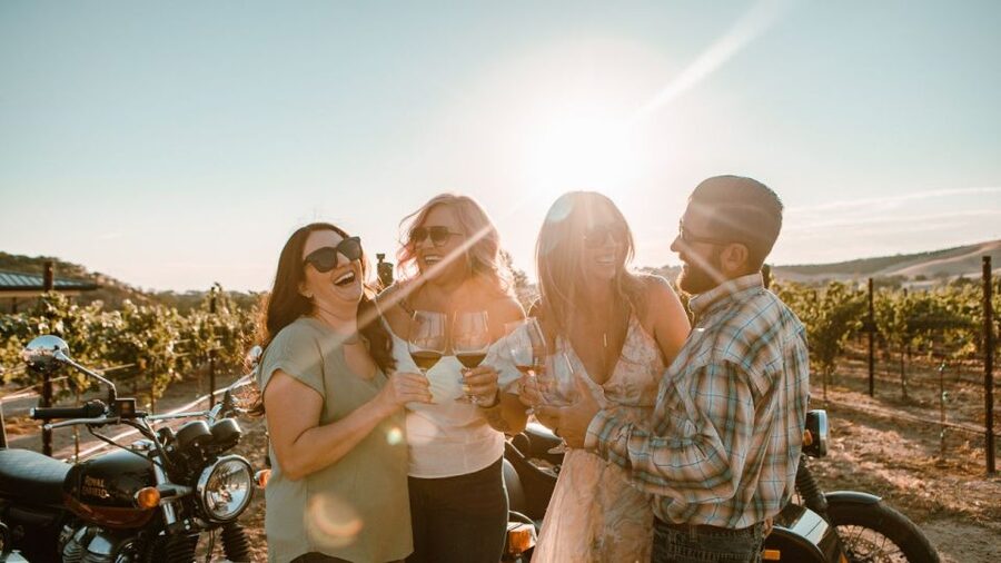 Paso Robles: The Luxe Wine Trail Tour in a Sidecar - The second winery and a more social stop