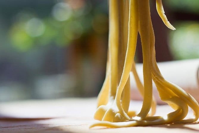 Pasta Making Class at a 12th Century Winery in the Tuscan Countryside - Making pasta with Alexa in an old country kitchen