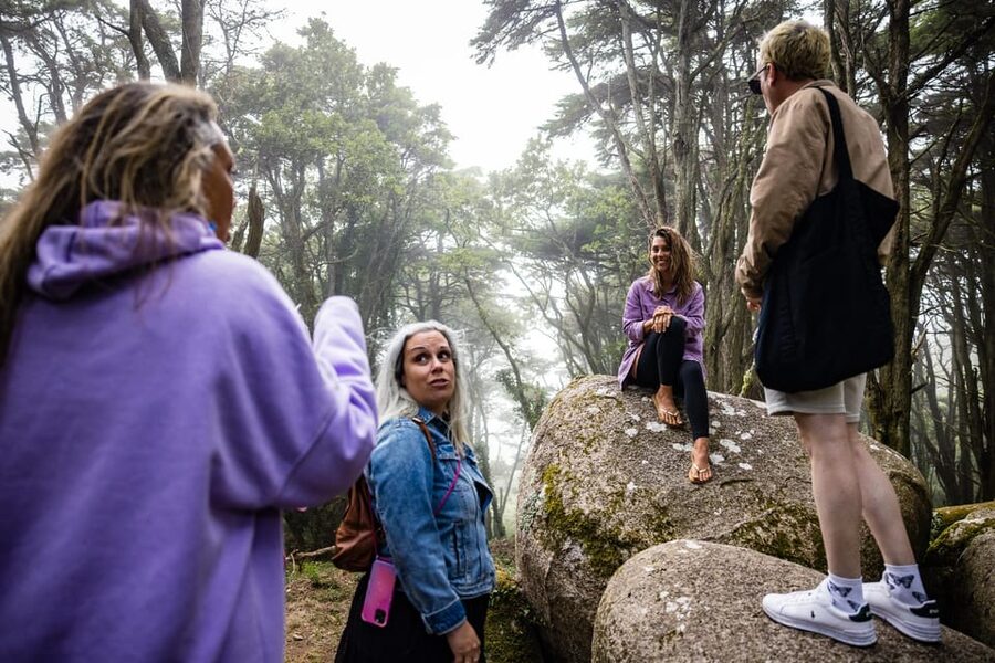 Pena Palace, Moorish Castle,Quinta ad Regaleira:Walking tour - Inside the Moorish Castle