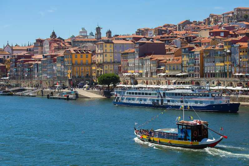 Porto: 6 Bridges Boat Cruise with Port Wine Cellar & Tasting - The Luis I Bridge and Porto’s riverfront
