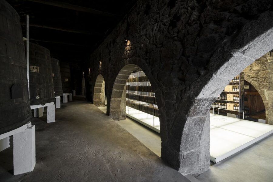 Porto: Guided City Walking Tour & Port Wine Cellar - Starting beneath the blue umbrella