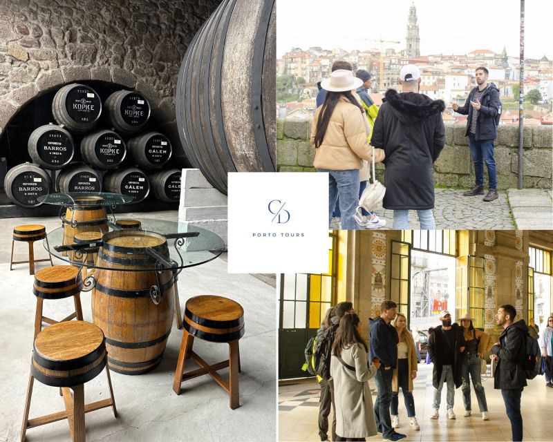 Porto: Guided City Walking Tour & Port Wine Cellar - Cathedral viewpoints and the walk toward Ribeira