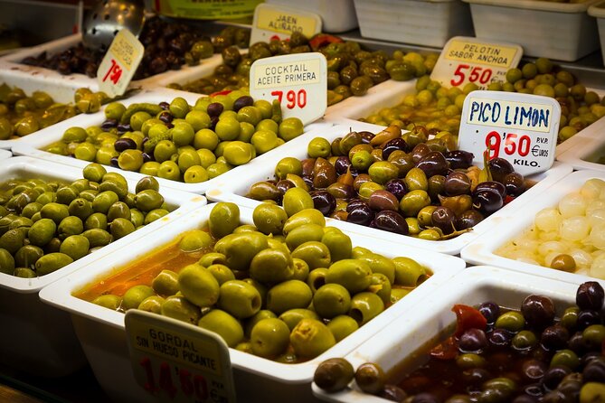 PREMIUM TAPAS TOUR: Paella, Market Tastings, and Winery - Paella, salad, and a drink to finish
