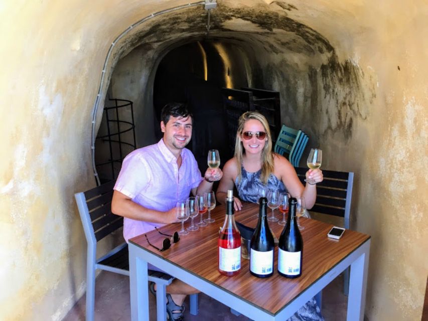 Private Group Visit to Akrotiri & 3 Wineries with Tastings - Key points at a glance