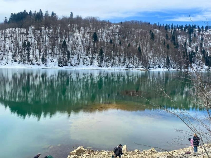 Private tour from KUTAISI: Tskhrajvari, Racha and Winery - Shaori Lake brings a slower hour to the route