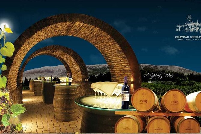 PRIVATE Wine Tasting Tour to the Bekaa Valey Fabulous Wineries - Château Ksara brings the third tasting
