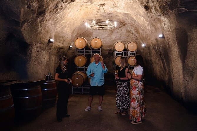 Queenstown Classic Wine Tour: 3 Winery Visits, Cave Tour & Cheese - Three wineries, one easy afternoon from Queenstown
