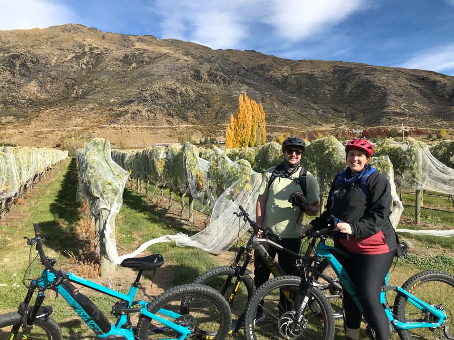 Queenstown: Guided E-Bike Tour with Winery Visits & Tastings - Entering Gibbston Valley by bike