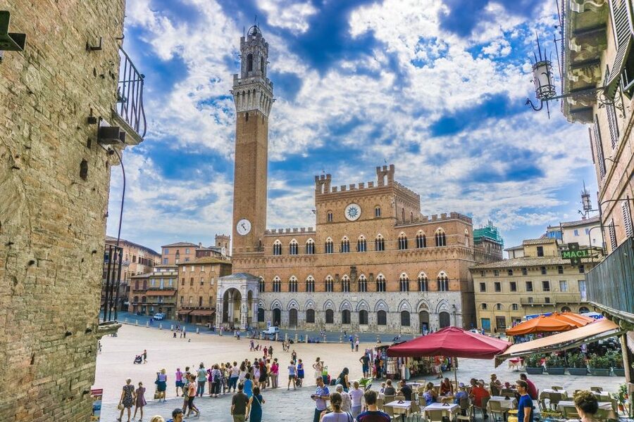 Rome: Private Tour to San Gimignano, Siena & Winery Visit - Siena and Piazza del Campo