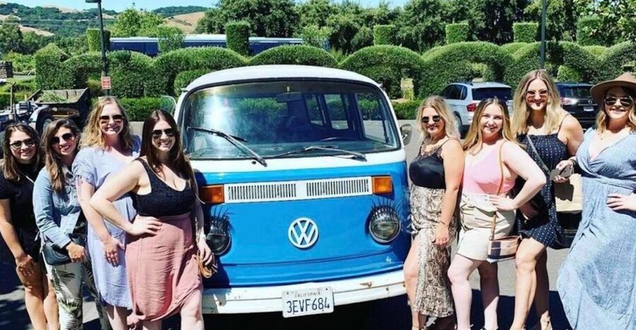 San Fransisco: Vintage VW Bus Wine Country Tour Small Group - First winery: begin with a guided tasting