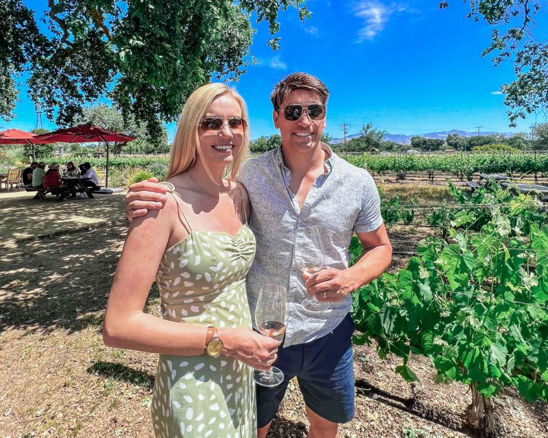 Santa Ynez: Wine Country Tour - Lunch under the shade, with more wine on the side