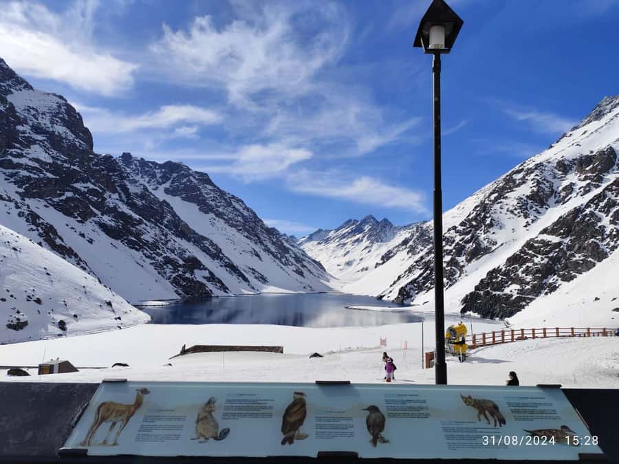 Santiago: Inca Lagoon Tour with Local Vineyard and Tasting - Portillo and the turquoise Inca Lagoon