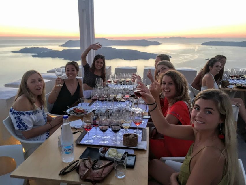 Santorini: Guided Tour to 3 Wineries with Wine Tastings - Twelve wines, plus enough food to matter