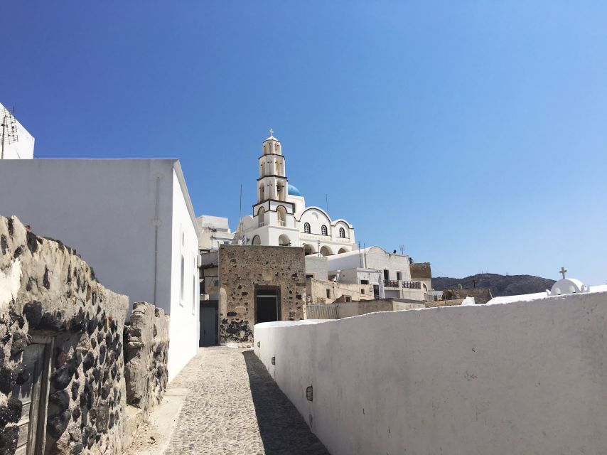 Santorini: Pyrgos, Winery & Oia - Key points at a glance