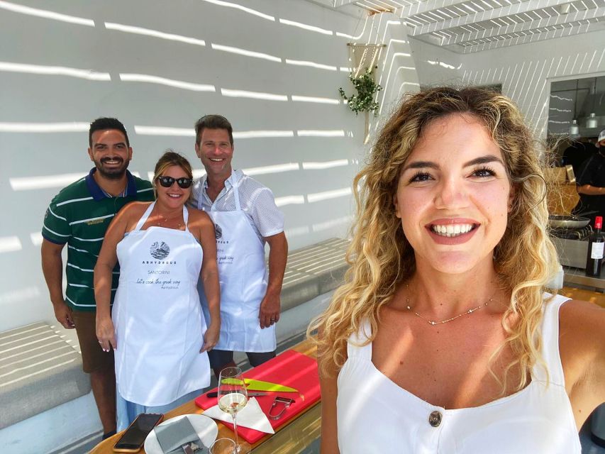 Santorini: Vineyard and Winery Tour with Cooking Class - How the four-hour schedule works