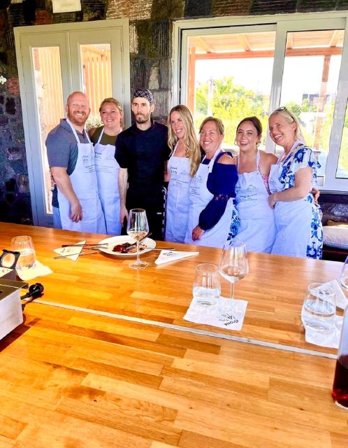 Santorini: Vineyard and Winery Tour with Cooking Class - Small group, private guide, shared experience