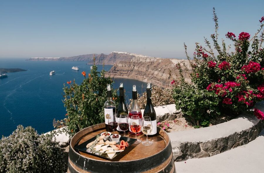 Santorini: Wine Tasting Tour to 3 Wineries with Transfer - The Koutsoyannopoulos Wine Museum below ground