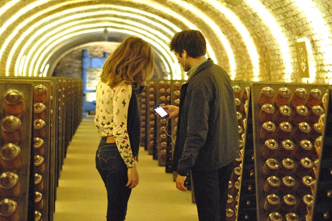 Schlumberger Sparkling Wine Cellar World Entrance Ticket in Vienna - The audio guide: useful, but bring a little patience