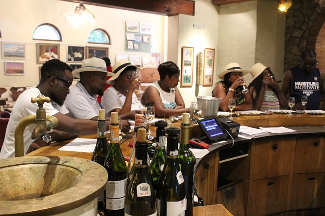 Shared Tour To The Wineries Stellenbosch Paarl + Cheese Tasting from Cape Town - Fairview wine and cheese pairing