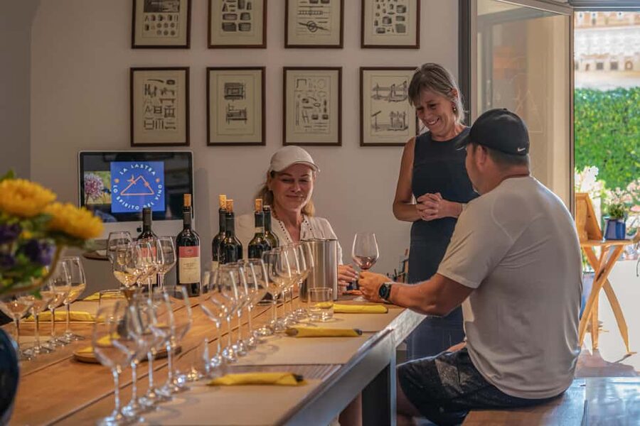 Siena: Organic Winery Tour and Wine Tasting - Five wines in the tasting room