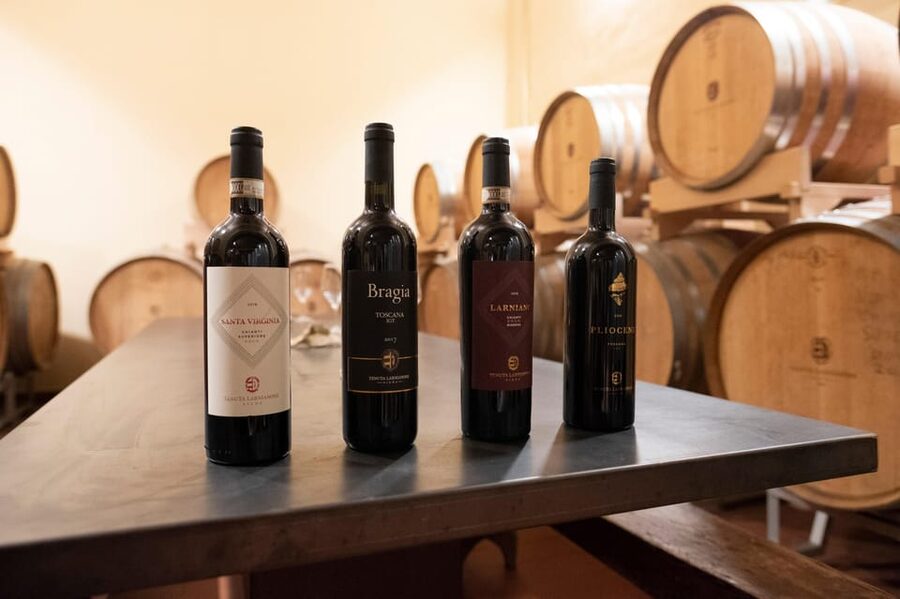 Siena: Winery tour/tasting with owner/maker of awarded wines - Four awarded wines, explained one by one