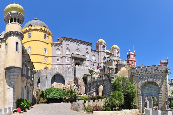 Sintra, Pena Palace, Quinta da Regaleira & Cascais Group Tour - Pena Palace, Sintra’s colorful mountain crown