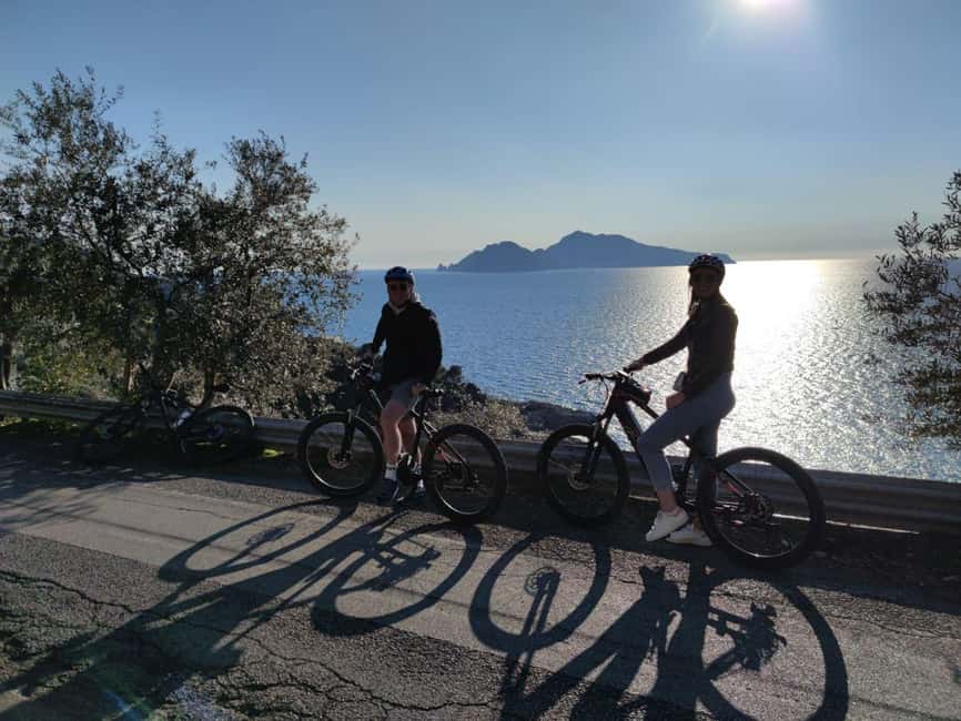 Sorrento Coast E-Bike Tour and Visit at Vinegar Cellar - Trading Sorrento’s streets for the hills