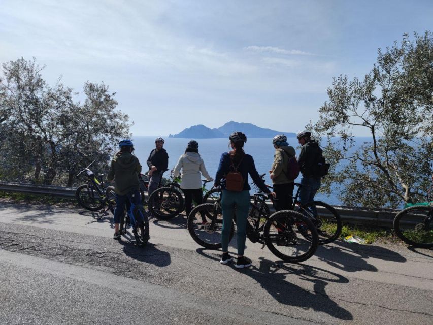Sorrento Coast E-Bike Tour and Visit at Vinegar Cellar - Group size, guides, and the pace of the outing