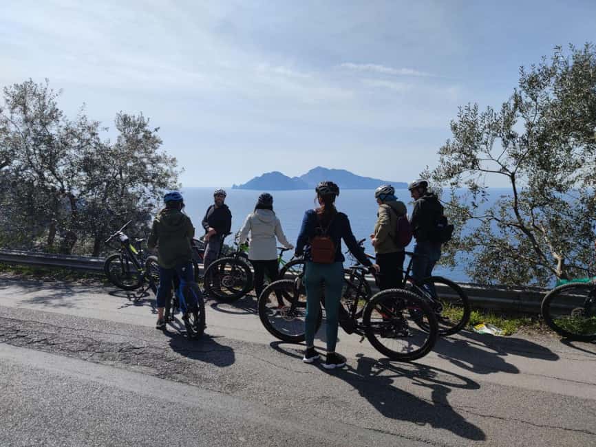 Sorrento Coast E-Bike Tour and Visit at Vinegar Cellar - What the e-bike changes on a hilly coast
