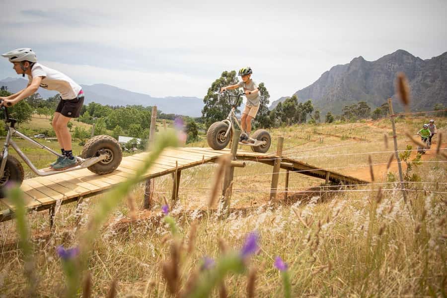 Stellenbosch Winelands downhill gravity Scooter - What the Stellenbosch gravity scooter is really like