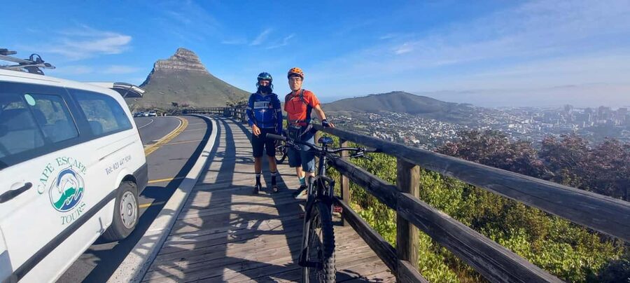 Table Mountain: Mountain Biking to Constantia Wine Estate - What the $303 price includes