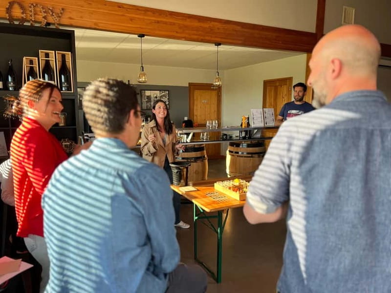 Tain l'Hermitage: Visit two wine estates and a Wine & Food Workshop - Inside the winery and barrel cellar