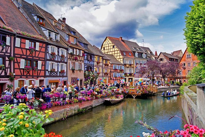 The most beautiful Alsatian villages in an Audi A5 Cabriolet by the Wine Route - Les Trois-Châteaux du Haut-Eguisheim and the first big view