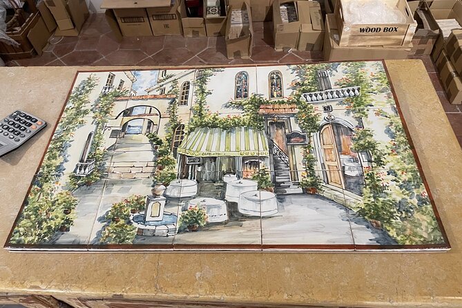 Tile painting experience and visit Azeitão wine cellar - Teares Novos and the Periquita Brotherhood