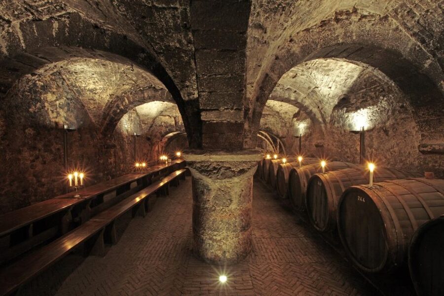Trier: Discovery Tour – Germany's Oldest Wine Cellar - Two wines in a setting with a story