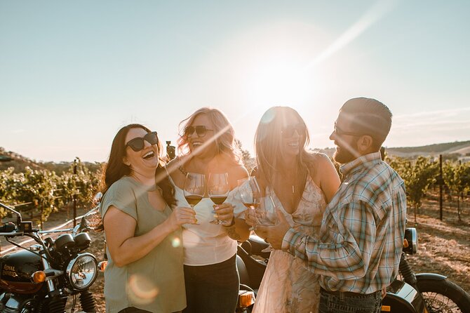 Vineyard Rides Paso Robles Sidecar Wine Adventure - Starting at Cass Winery: check-in and safety