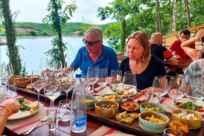 Vineyards, Albanian Wine Tasting & Boat Tour from Tirana/Durres - The food is meant to accompany the tasting