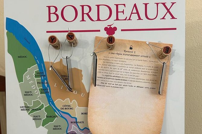 Wine Gaming at Chateau Lamothe - The final cryptex and the bottle prize