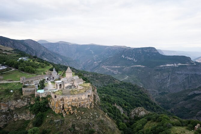 Yerevan: Tour to Tatev, Khndzoresk, Shaki waterfall, Areni winery - Tatev Monastery above the Vorotan Gorge